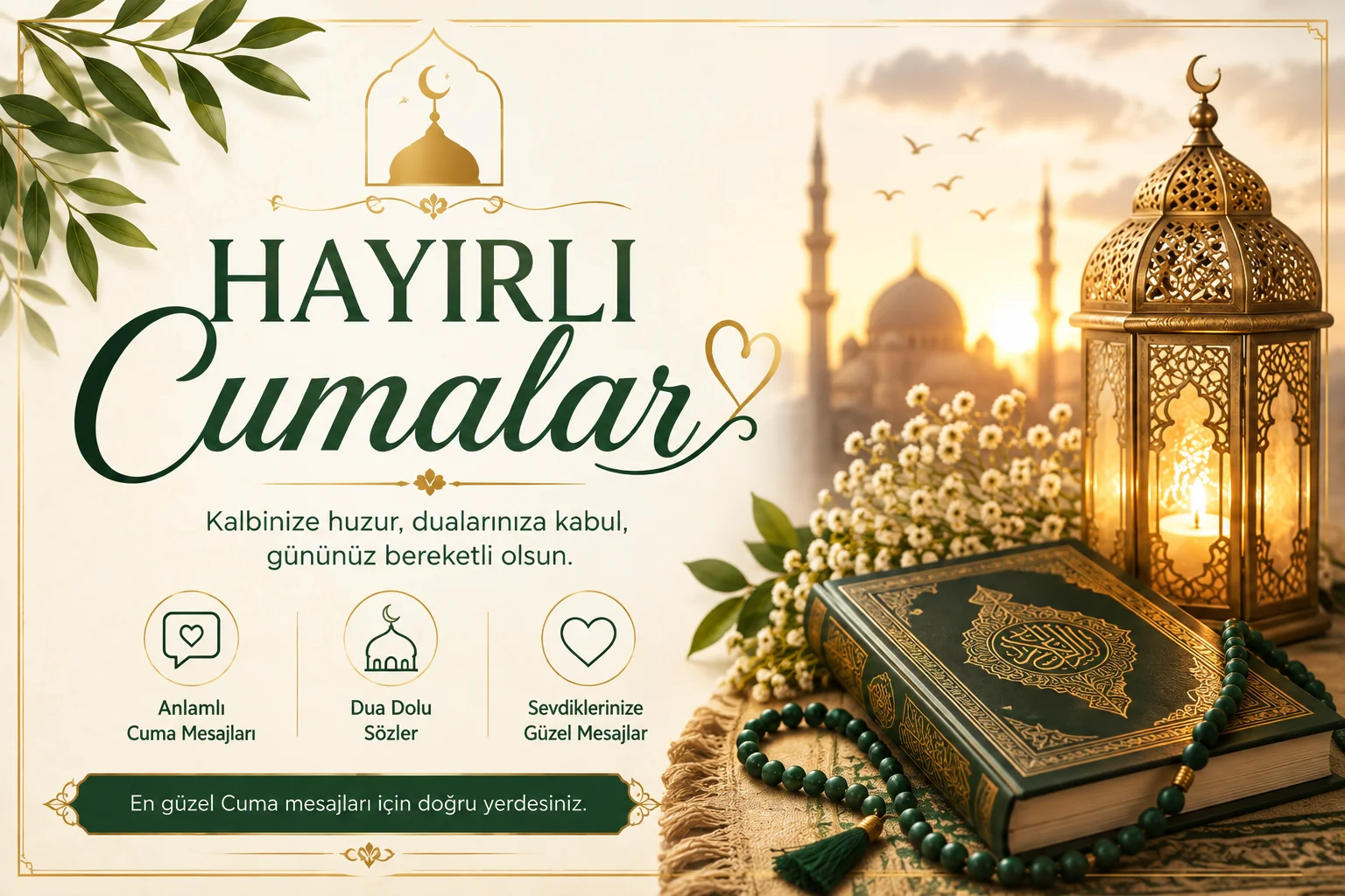 Hayırlı Cumalar Mesajları Örnekleri ve Anlamı