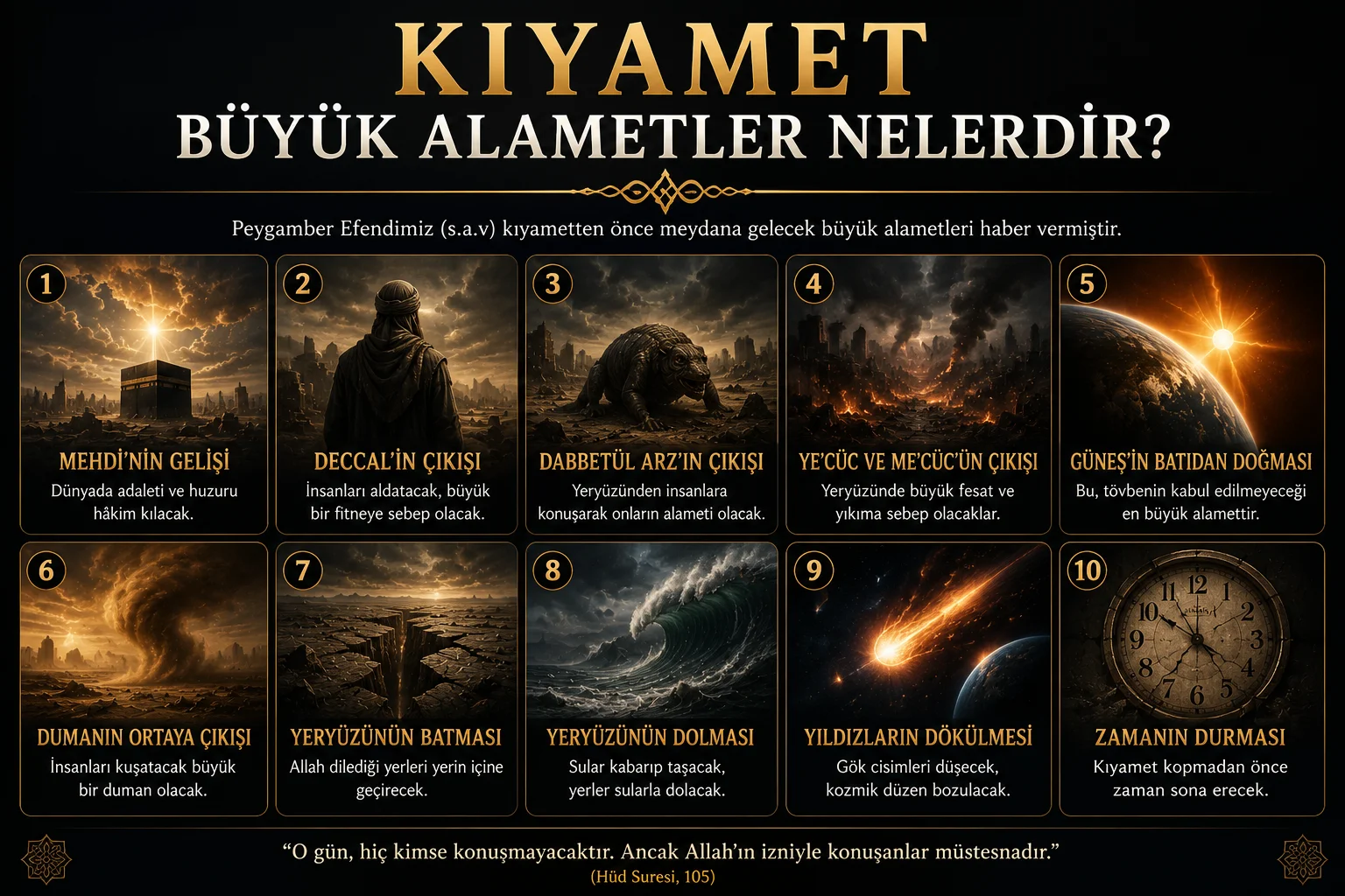Kıyametin Büyük Alametleri ve İslami Perspektifleri